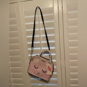 NWT Luv Betsy whimsical Kitty Cross body purse